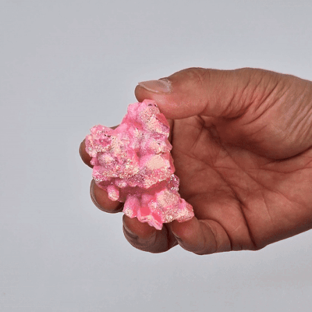 Medium Enhanced Quartz - Aura Rose Halo Quartz
