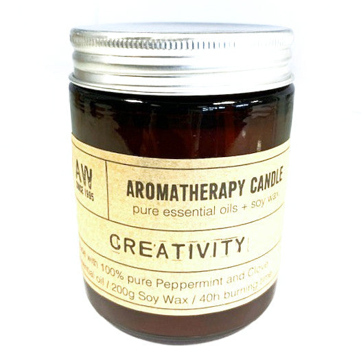 Aromatherapy Candle - Creativity - Peppermint and Clove