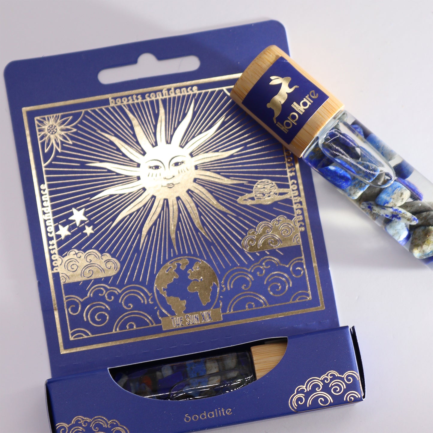 Embrace Confidence: Tarot Roll-On - The Sun Gemstone-Infused Essential Oil