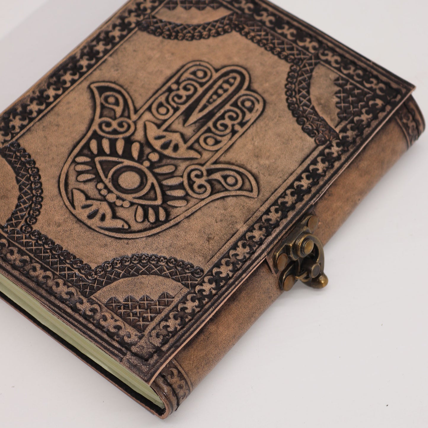 Hamsa - Esoteric Notebook - Antique Grey - 200 pages Stich Edge