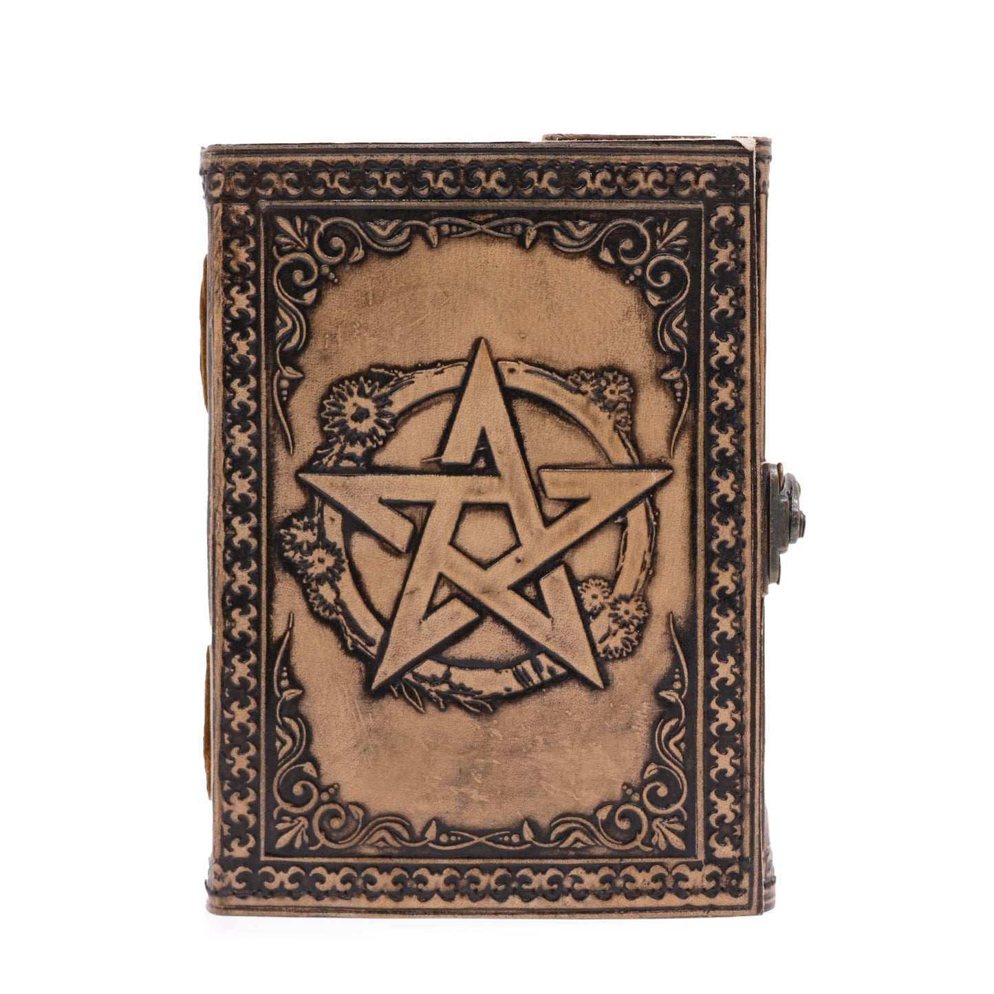 Pentacle - Esoteric Notebook - Anique Grey - 200 pages Stich Edge