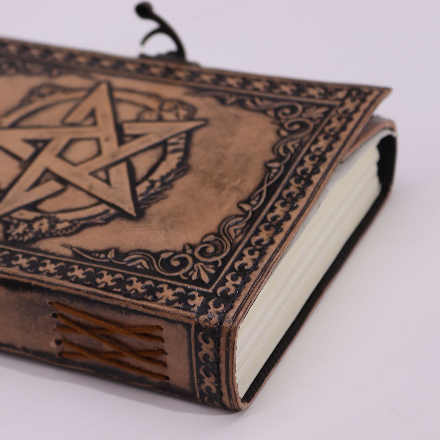 Pentacle - Esoteric Notebook - Anique Grey - 200 pages Stich Edge