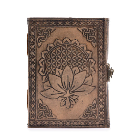 Lotus Madala - Esoteric Notebook - Antique Grey - 200 pages Stich Edge