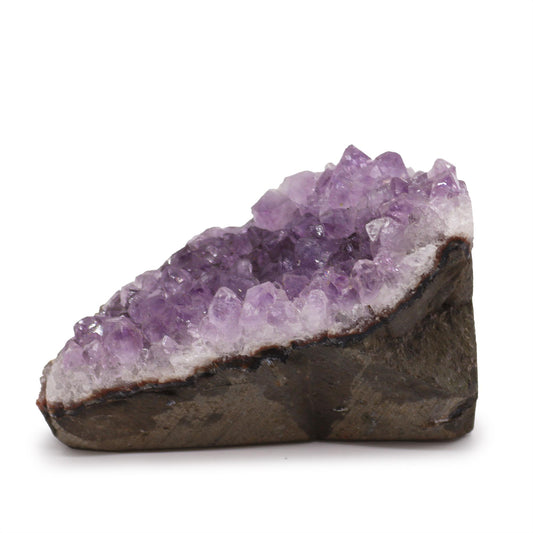 Medium Natural High Grade Amethyst Standing Cluster (approx 350-450gms 7.5-10cm)