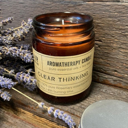 Aromatherapy Candle - Clear Thinking - Rosemary