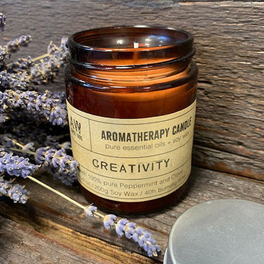 Aromatherapy Candle - Creativity - Peppermint and Clove