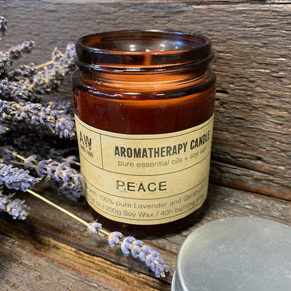 Aromatherapy Candle - Peace - Lavender and Geranium