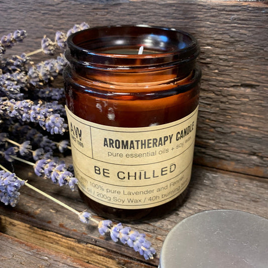 Aromatherapy Candle - Be Chilled - Lavender and Fennel